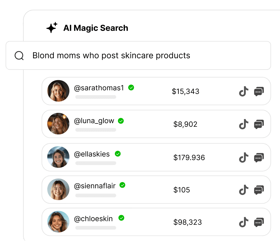 Product interface